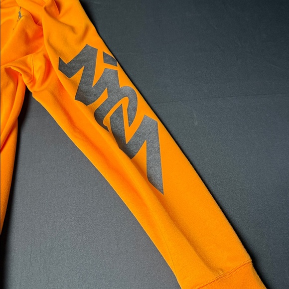 Nike Jordan X Zion X Naruto Small/P Ch Youth/Men Orange Black Full Zip Hoodie. - Picture 5 of 15